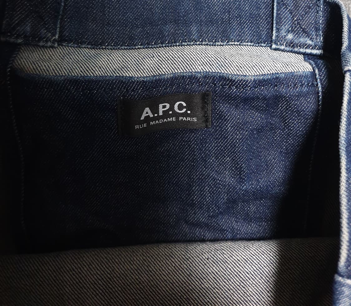 아페쎄 A.P.C 데님 에코백 인디고 상품이미지2