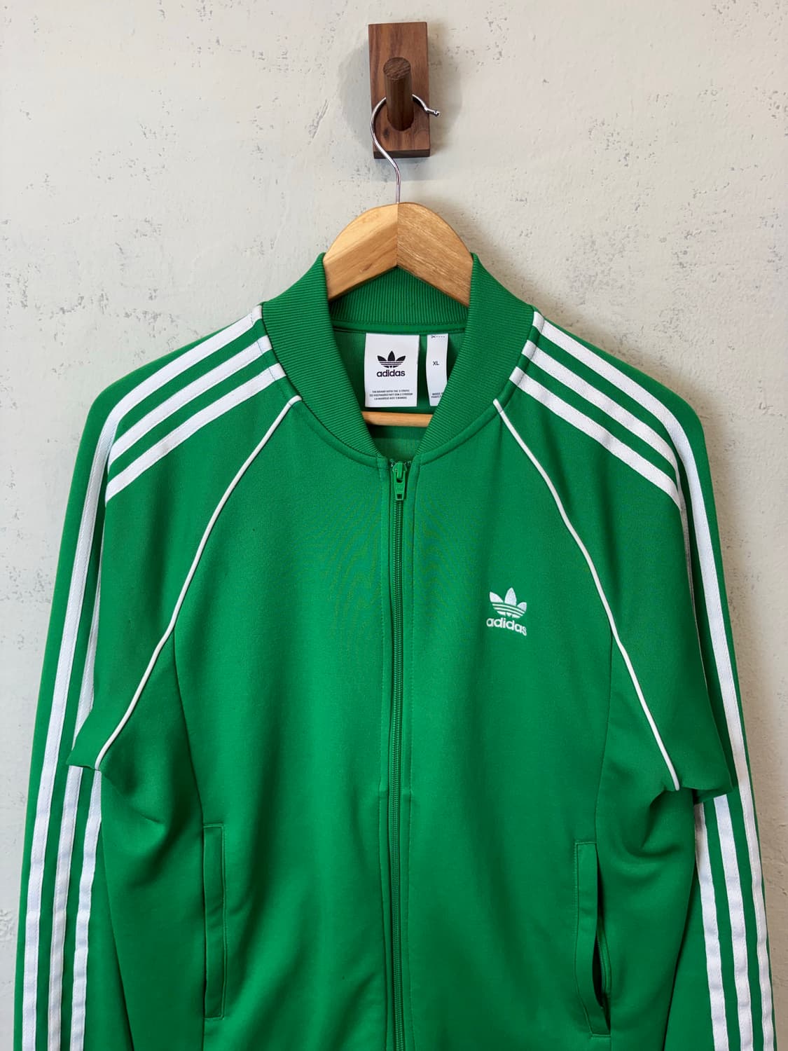 아디다스 신형 SST 그린 트랙탑 져지 상품이미지5