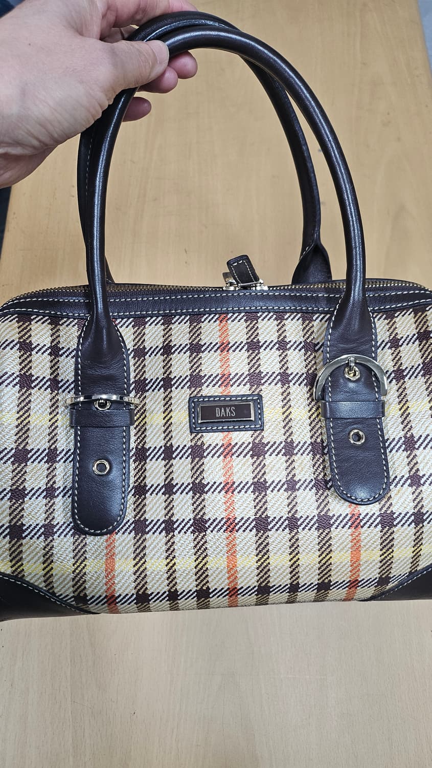 닥스 체크 도트백 상품이미지2