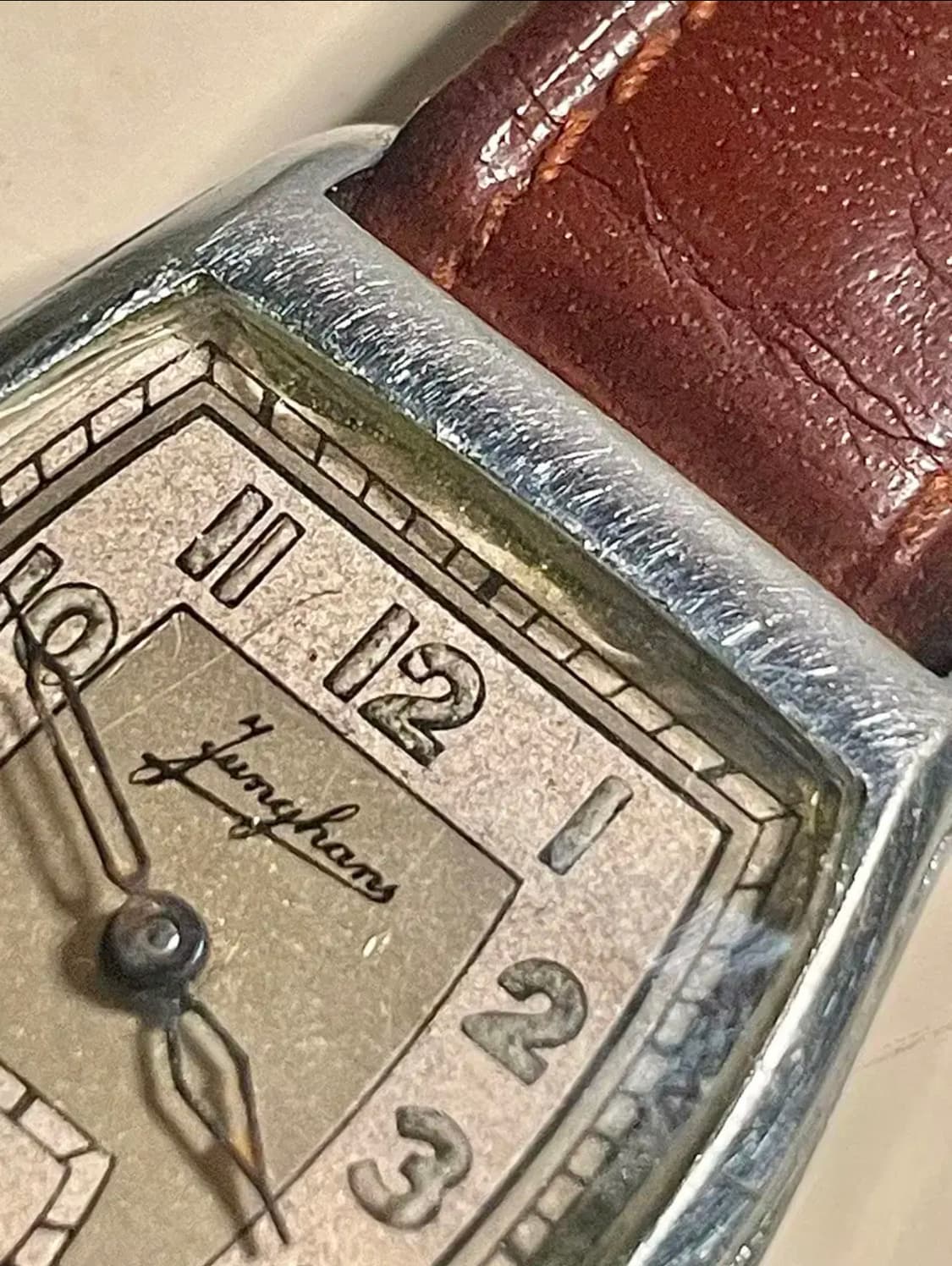 1930년대 빈티지 융한스 수동 시계 JUNGHANS 독일 상품이미지7
