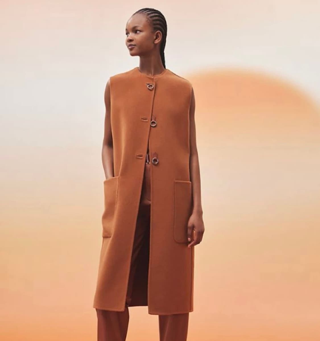 에르메스 캐시미어 베스트 상품이미지1