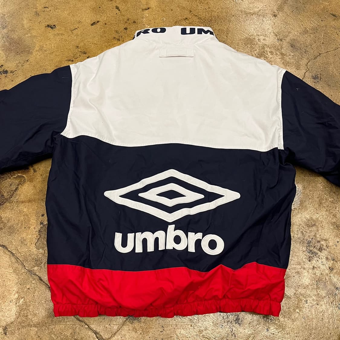 [정품/105] 엄브로 컬러블록 덕다운 패딩 자켓 b10 상품이미지4