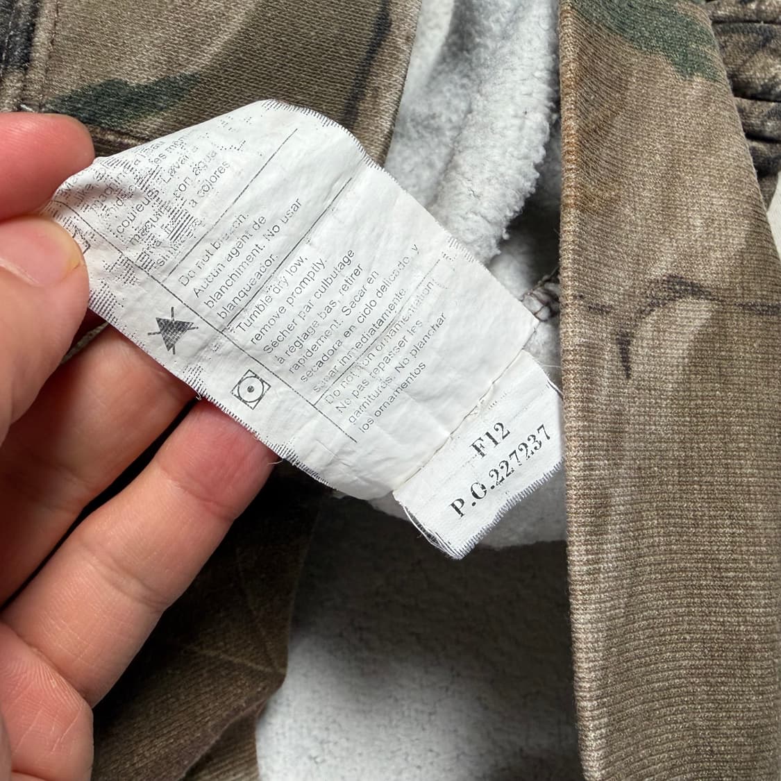 칼하트 모시오크 리얼트리 후드 집업 자켓 상품이미지7