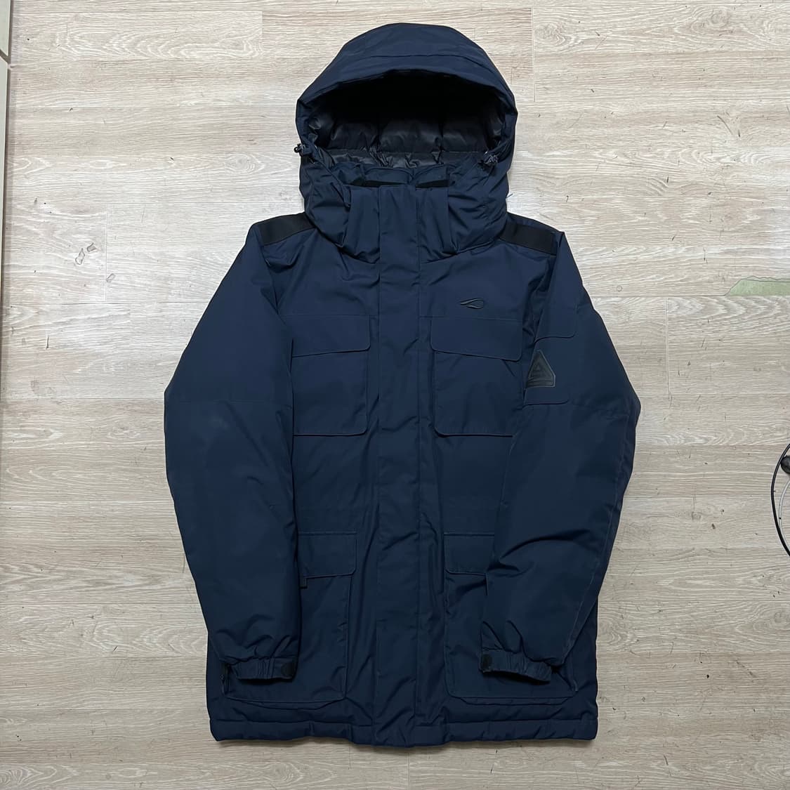 프로스펙스 덕다운 로고 후드 패딩 점퍼 [네이비] M/95 상품이미지1