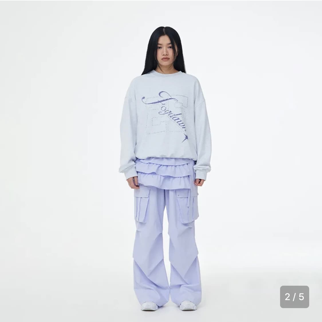 포그던 프릴 레이어드 스커트 팬츠 상품이미지1