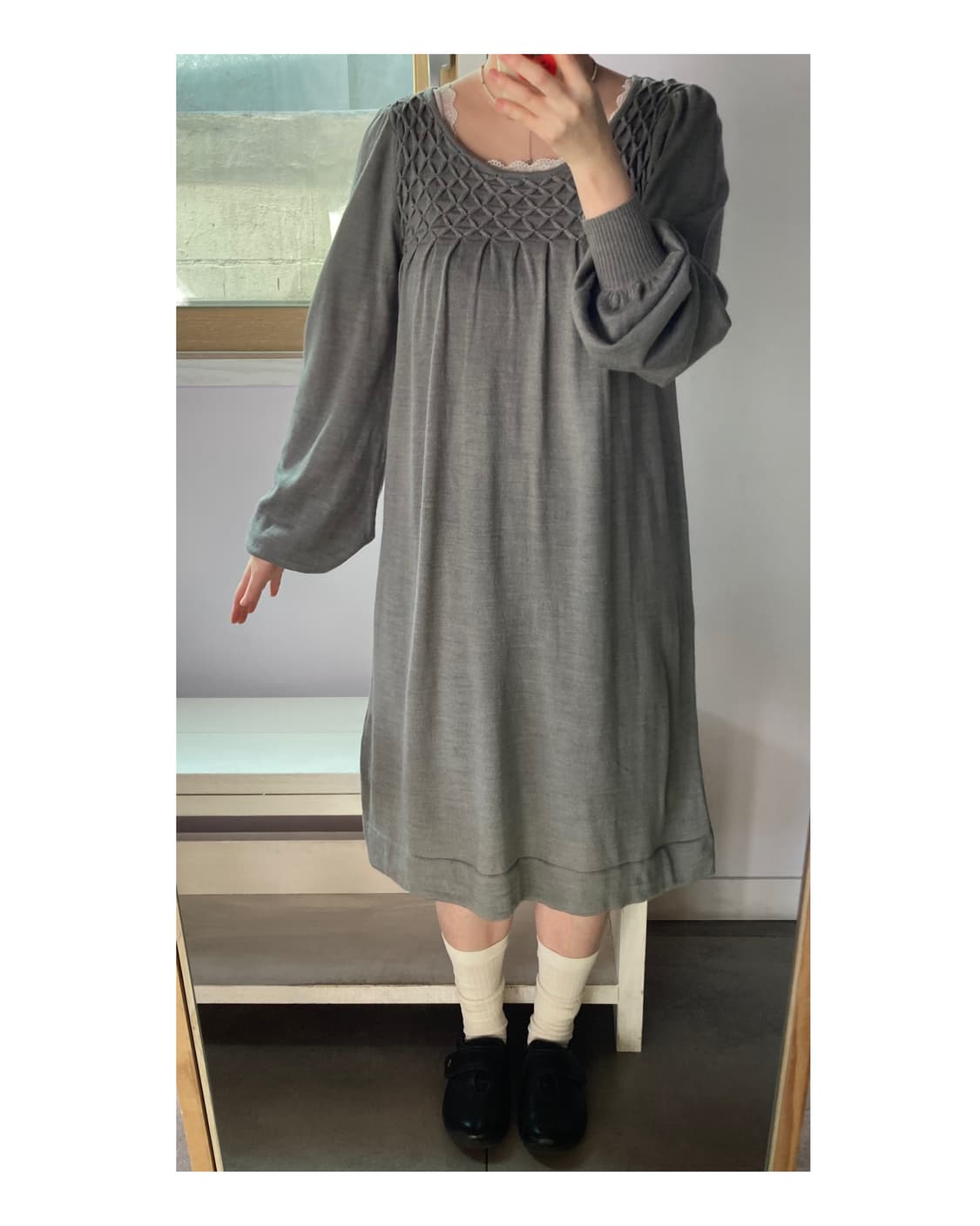 Raybeams 비즈 니트 원피스 상품이미지7