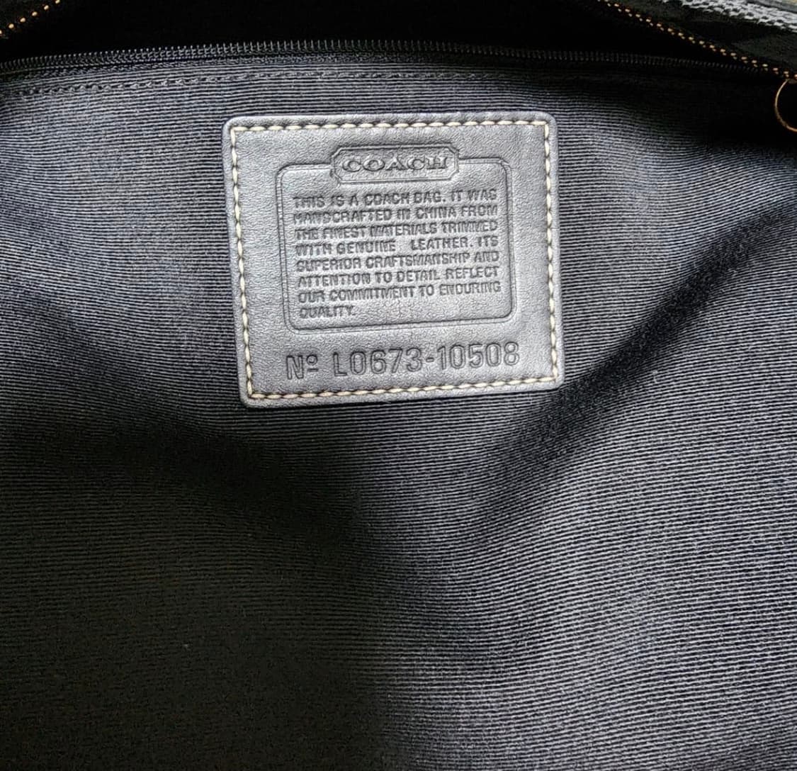 코치 블랙 시그니처 토트백 / 코치 가방 / 코치 빈티지백 / 코치숄더백 상품이미지7