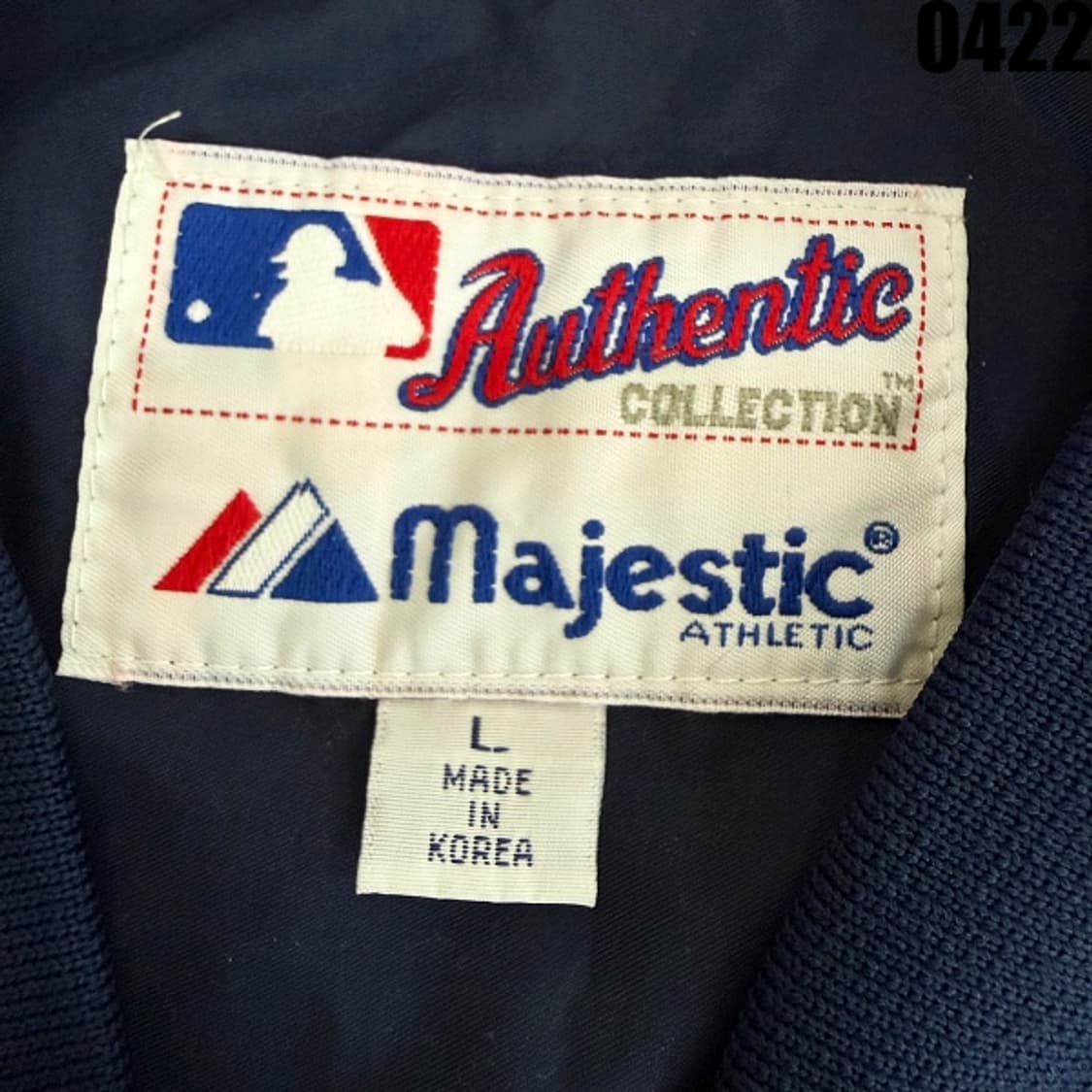 마제스틱 애틀랜타 브레이브스팀 하프집업 반팔 풀오버 L 0422 상품이미지5