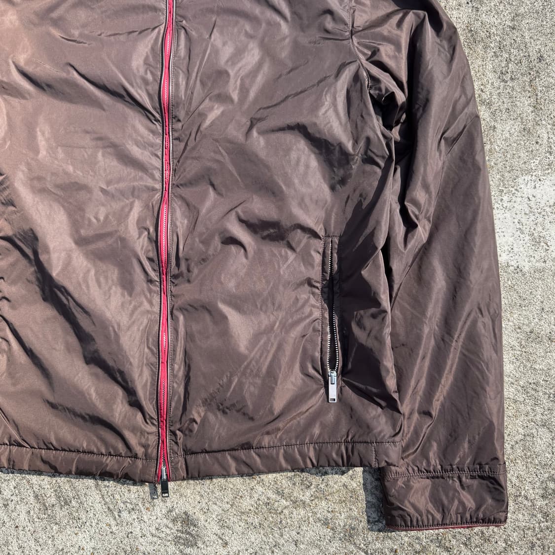 [M] 00s Gucci 구찌 나일론 봄버 자켓 상품이미지6