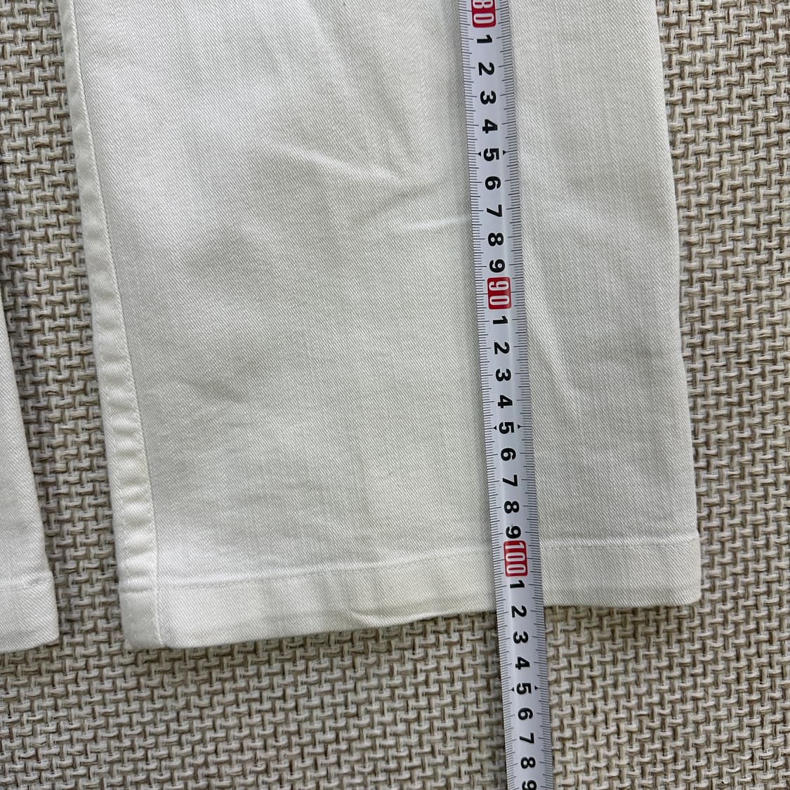 86-100 인터메조 남성 화이트 팬츠 0506D 상품이미지8