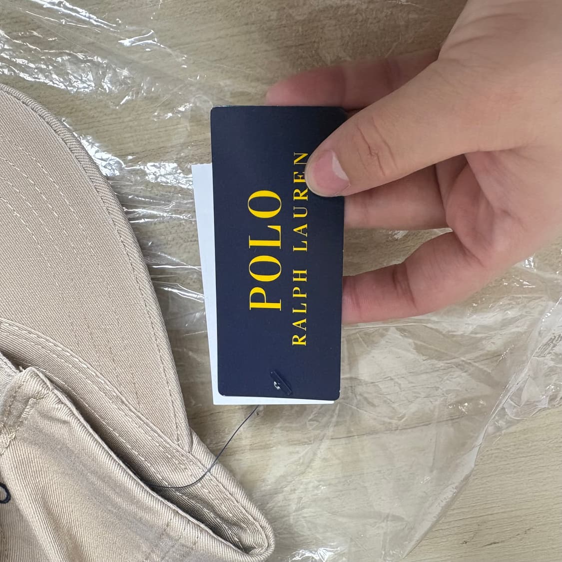 폴로 베이지 브라운 볼캡 새상품 상품이미지2