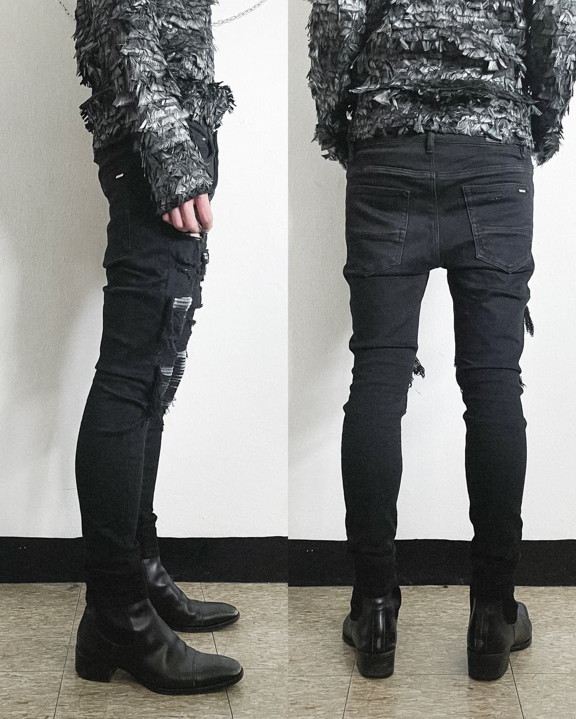 아미리 디스트로이드 플란넬 데님 상품이미지2