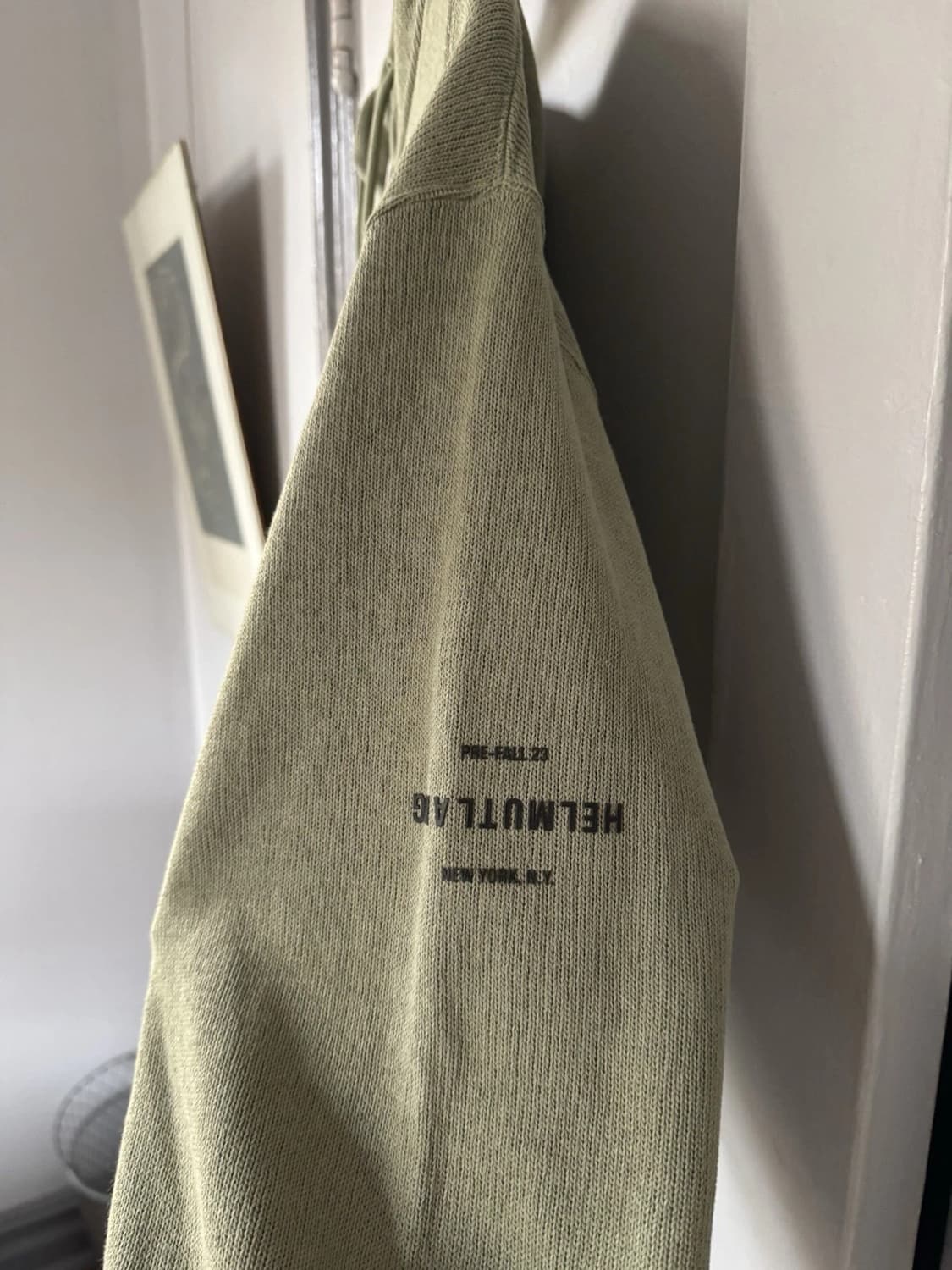 헬무트랭 플리스 후디 스웨터 그린 상품이미지6