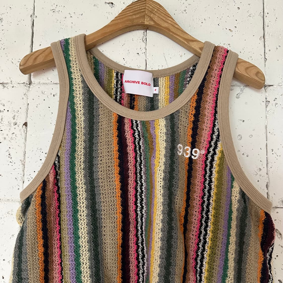 우먼free 아카이브볼드 민소매 니트 상품이미지2