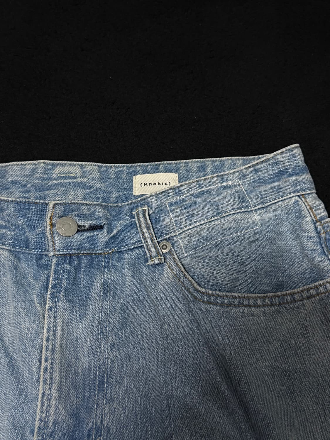 Khakis 카키스 stock 5p 데님 블루라이트 2 상품이미지3