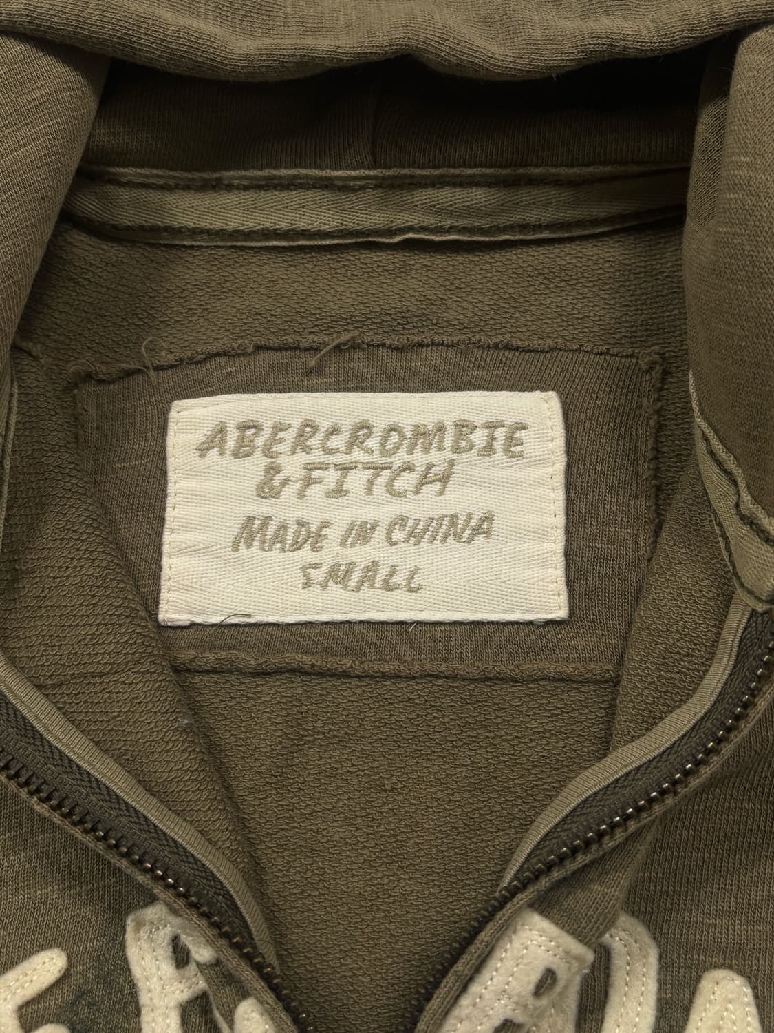 아베크롬비 로고 후드집업 상품이미지5