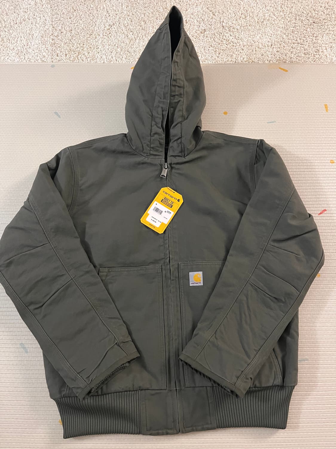 [미국구매,새상품] 칼하트 j130 액티브 Moss green 상품이미지9