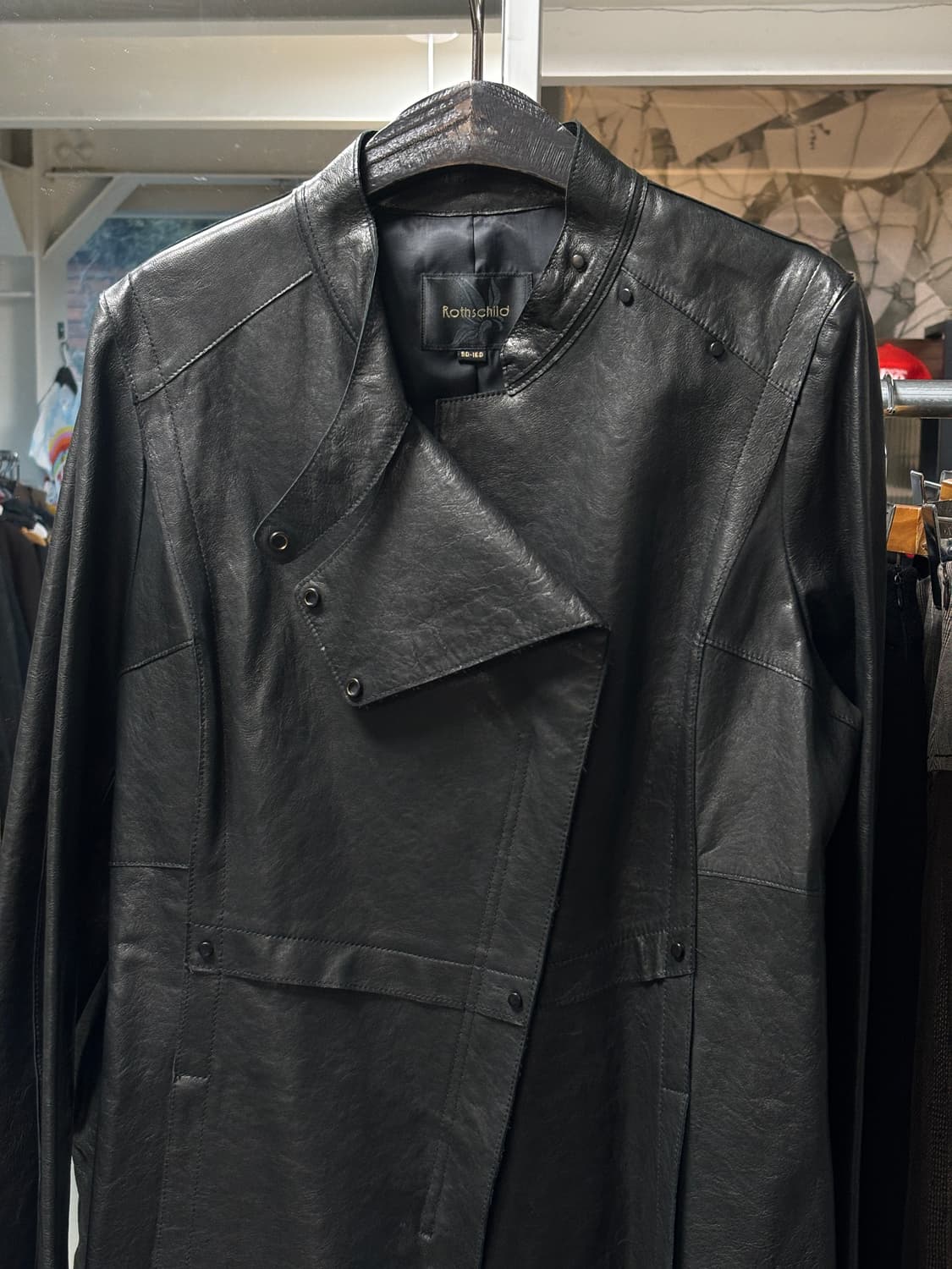 Rothschild 비대칭 쉽스킨 자켓 상품이미지3