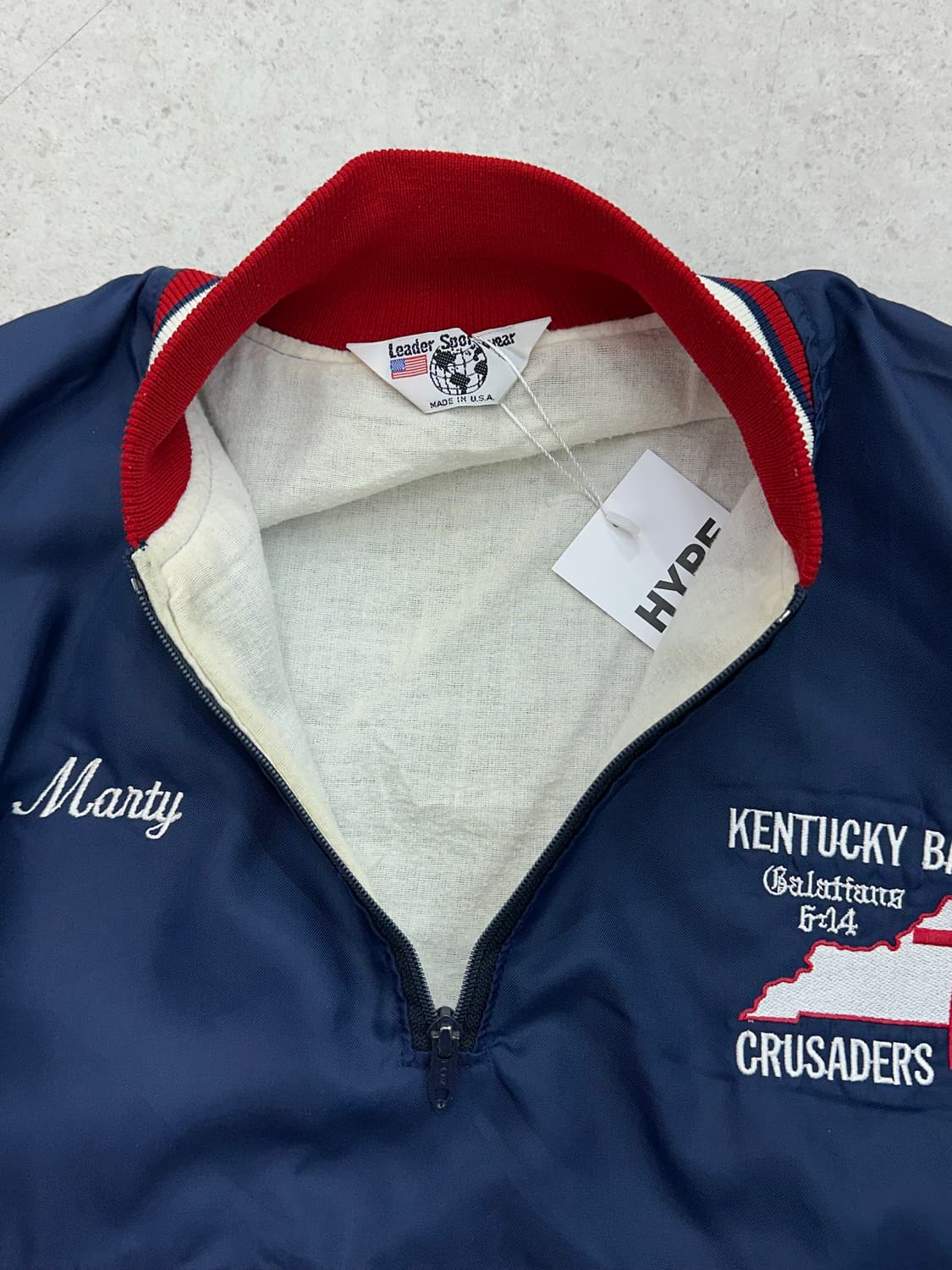 Leader sportwear 나일론 하프집업 상품이미지5