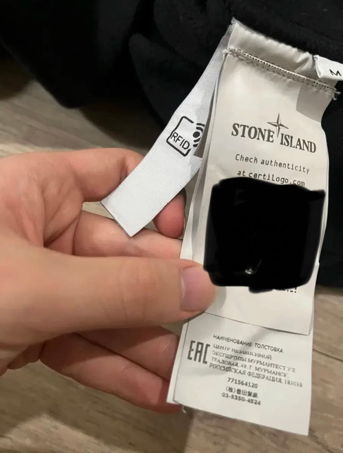 [M] 스톤아일랜드 후드티 22FW 블랙 상품이미지4