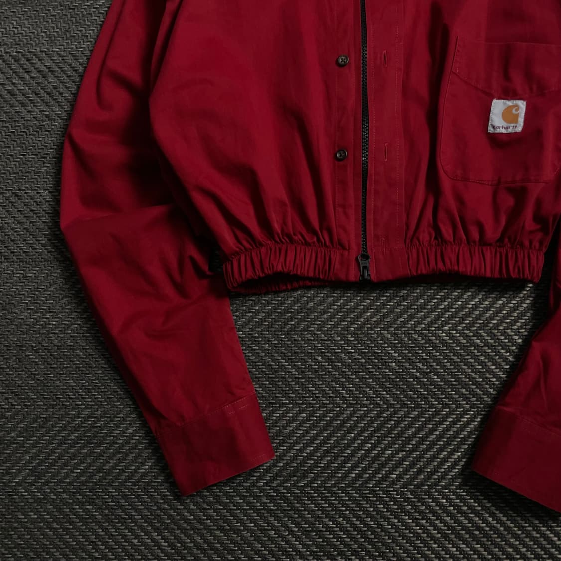 칼하트 크롭 리메이크 투웨이 셔츠 자켓 y 4034 상품이미지4