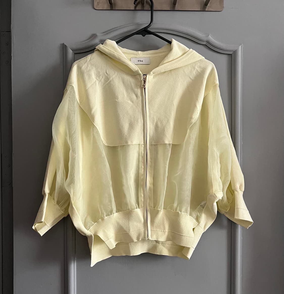 오즈세컨 텍스처 블록 돌먼 점퍼 90사이즈 상품이미지5