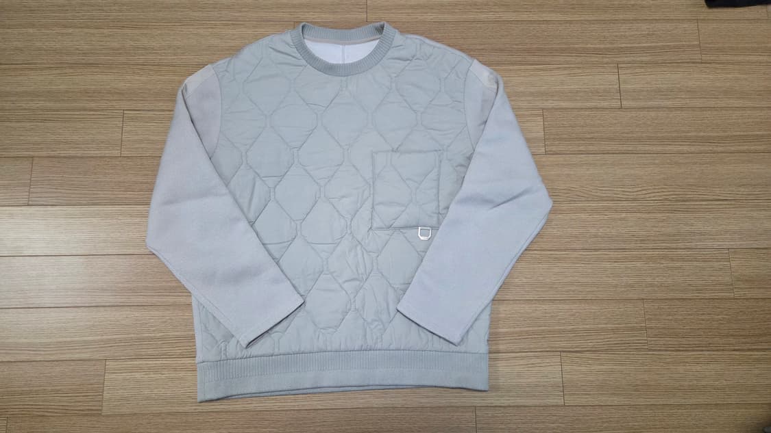 시스템 옴므 퀼팅 니트 맨투맨 상품이미지1