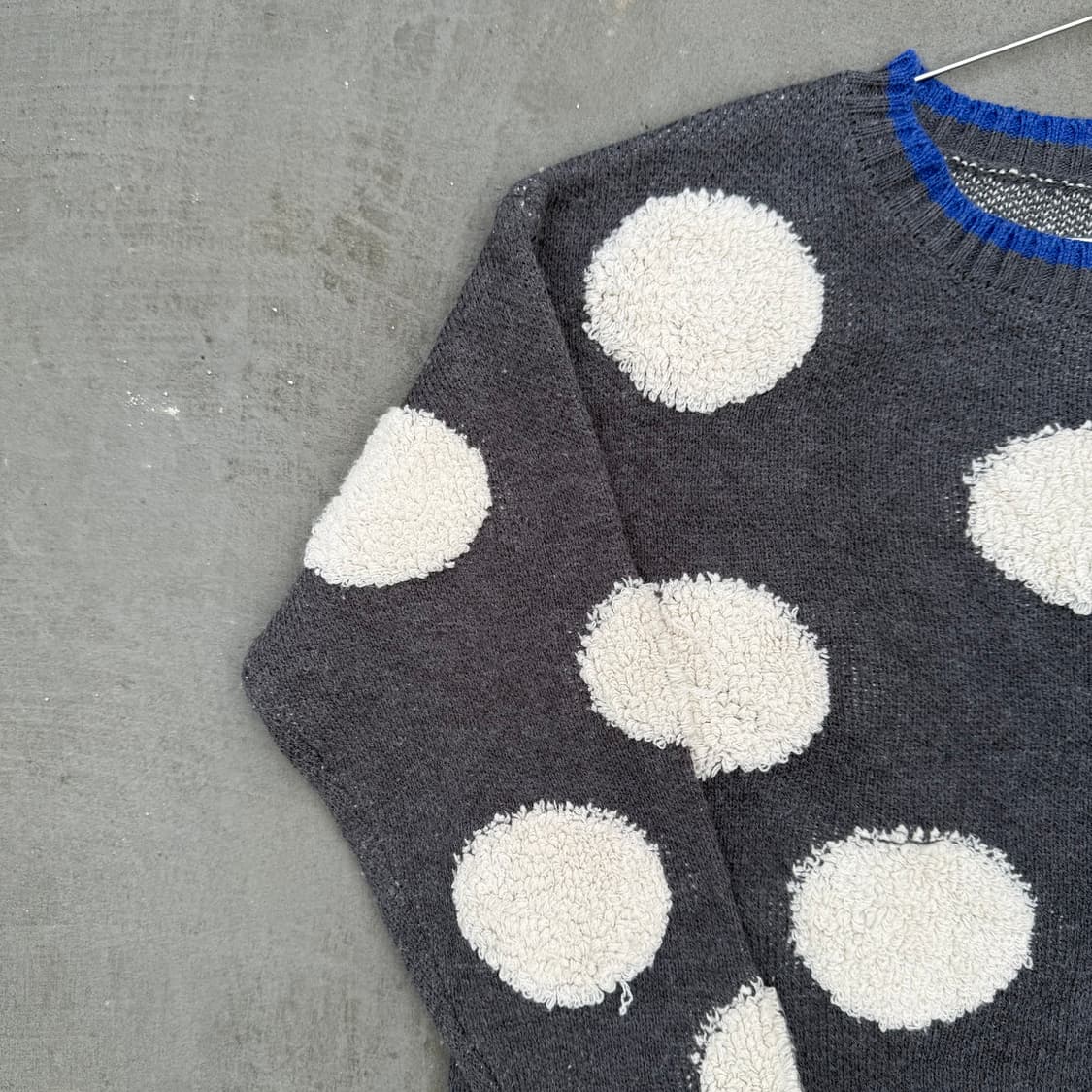 VTG 도트 니트 상품이미지2