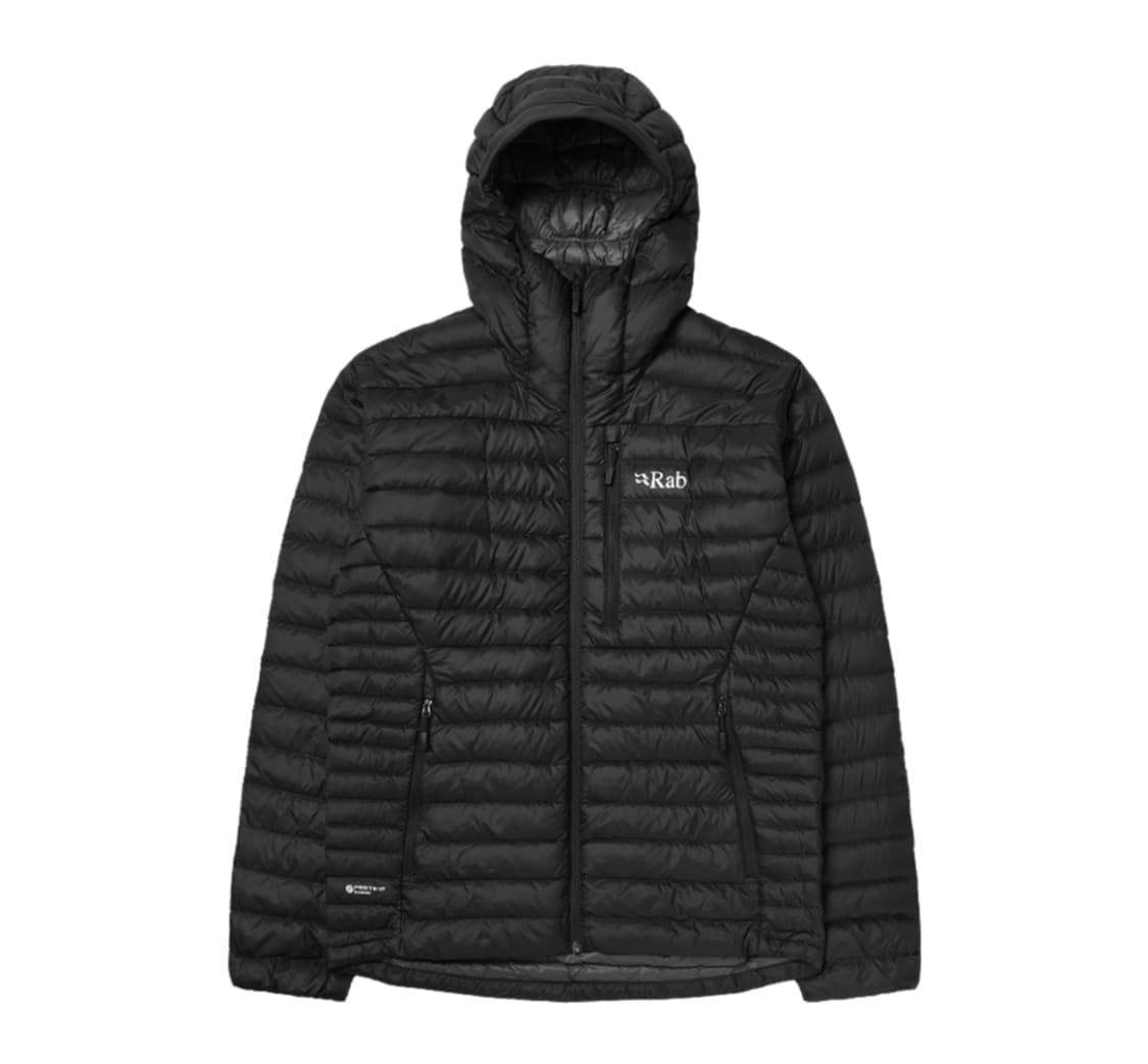 [M] RAB 랩 마이크로라이트 알파인 자켓 블랙 경량 패딩 상품이미지1