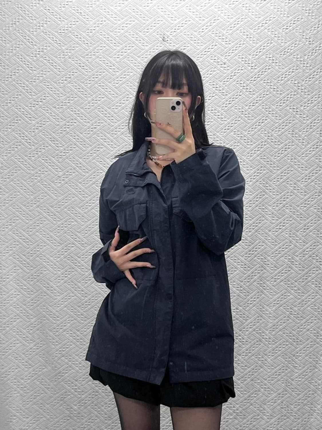 나이키 빈티지 올드스쿨 스트릿 캐주얼 바람막이 자켓 L C11833 상품이미지2