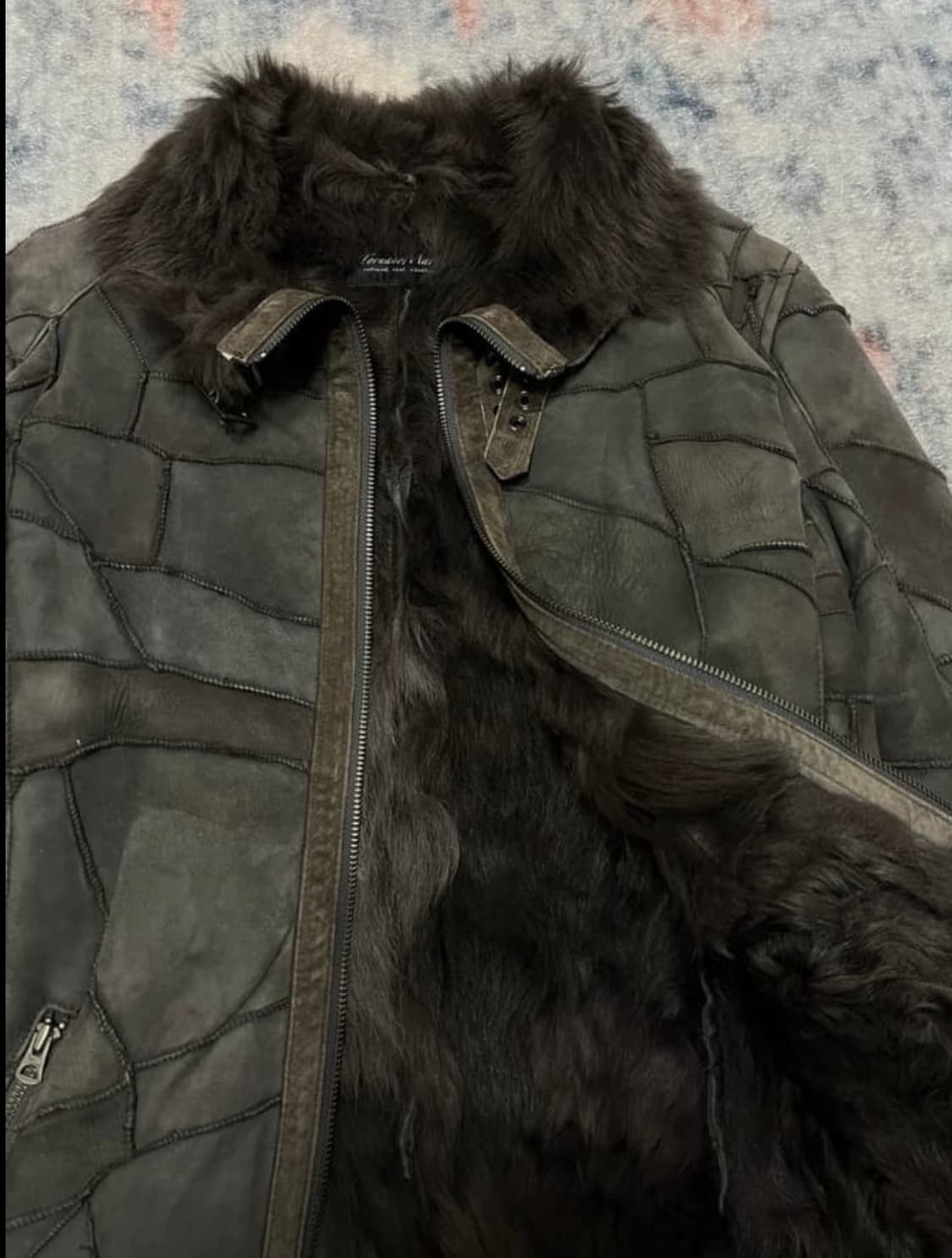 Tornado Mart 00‘s 퍼 패치워크 자켓 상품이미지8