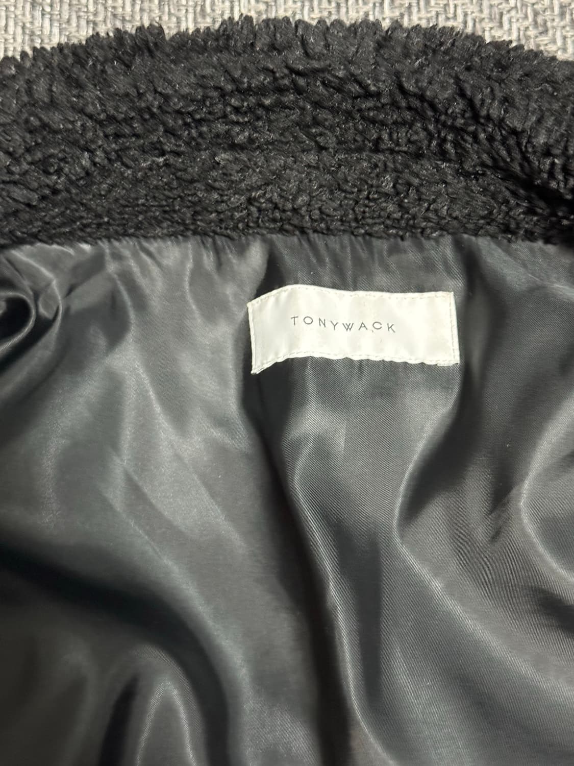 토니웩 레더 후리스 블랙 (L) 상품이미지5