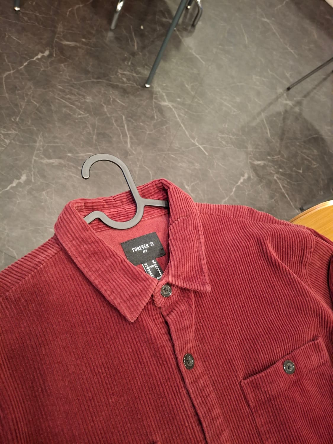 (마지막특가) Forever21 코듀로이 셔츠 xl 상품이미지2
