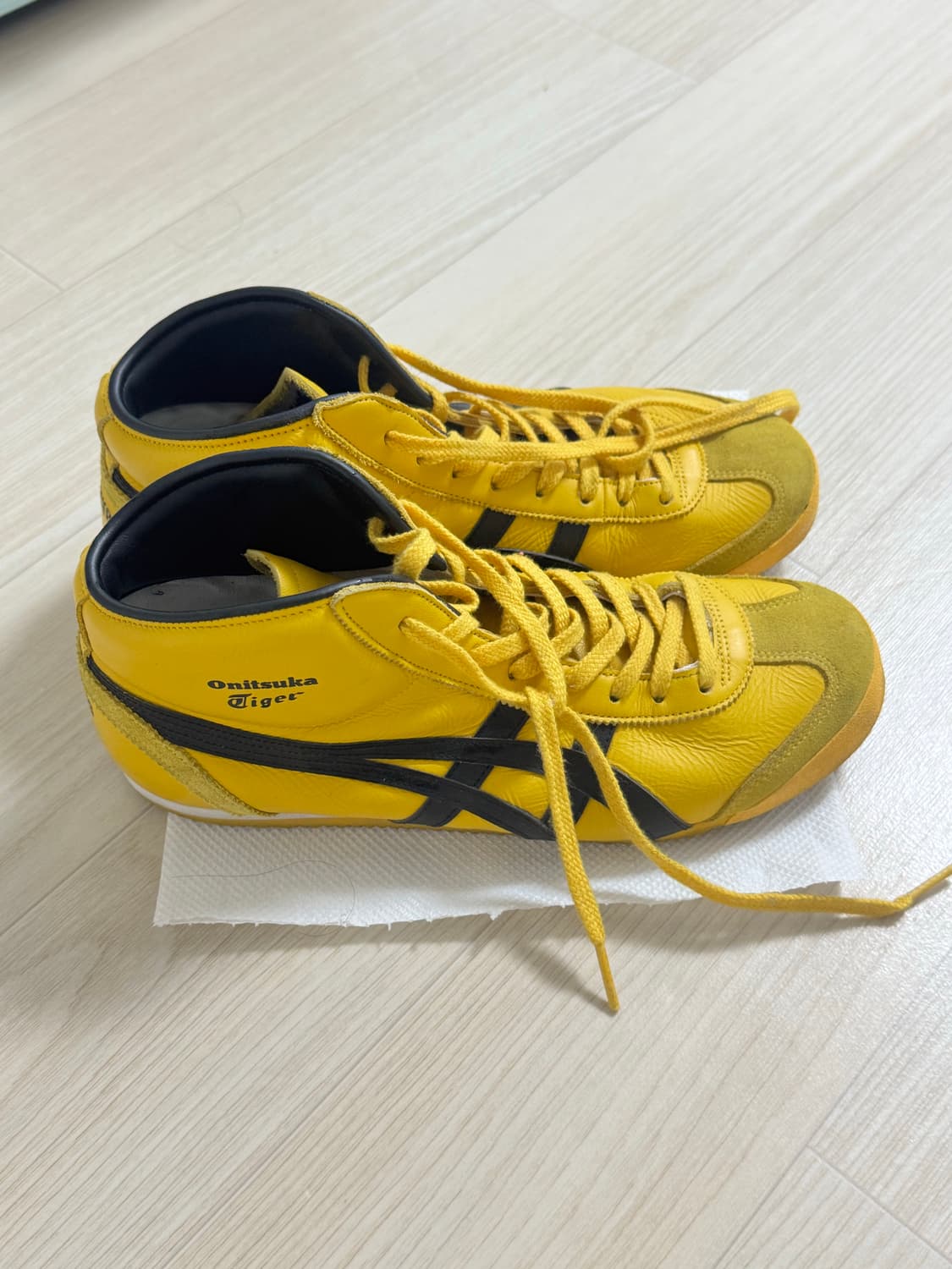 오니츠카타이거 미드러너 도쿄 옐로우 블랙 245 상품이미지4