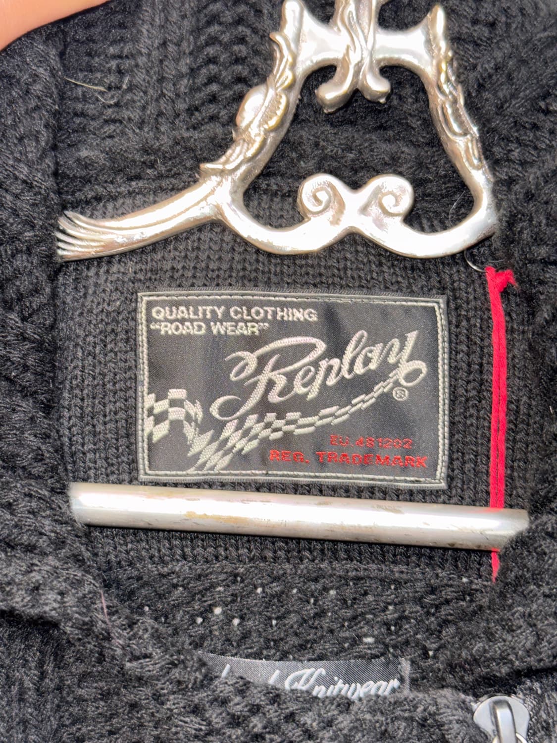 Replay black wool twist knit zipup (새제품) 상품이미지5