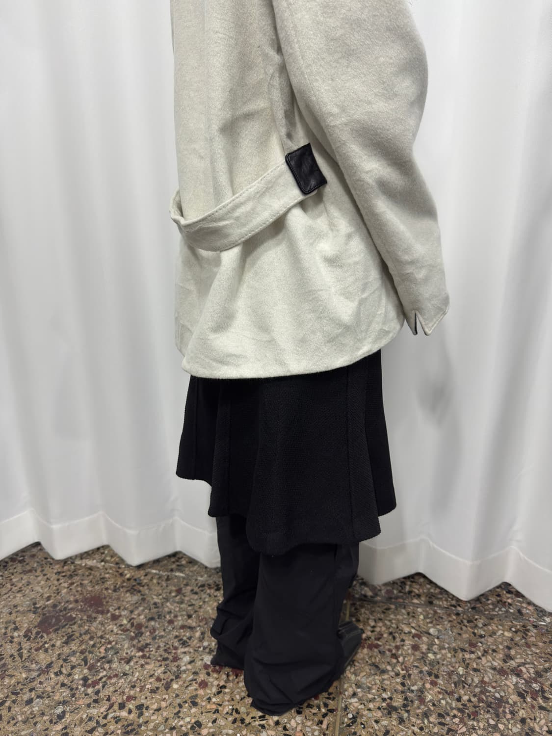 kiyoko takase white hood duffle coat 상품이미지8