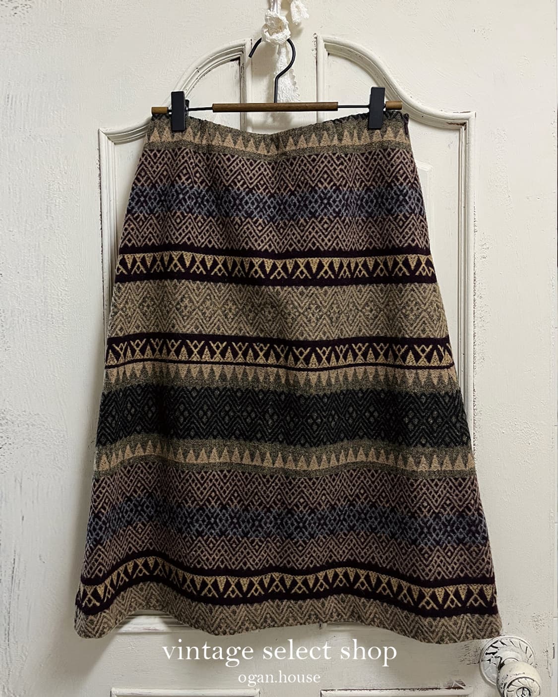 vintage bohemian wool skirt 상품이미지1