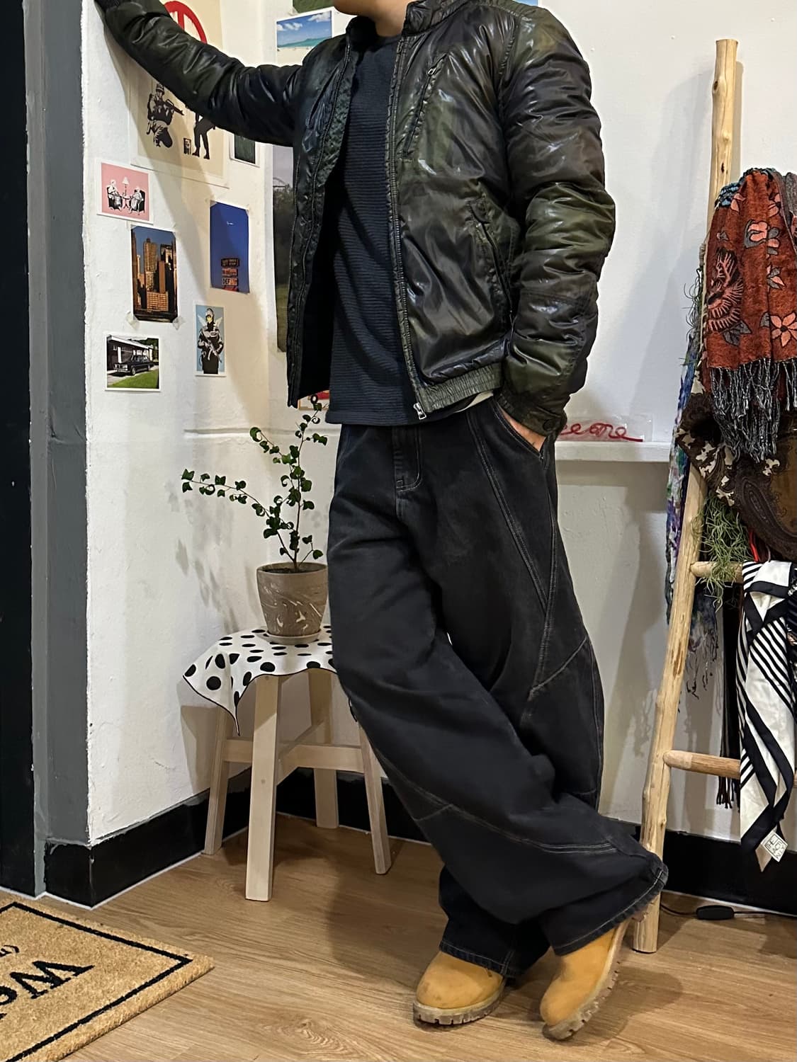 디젤 밀리터리 패딩 자켓 상품이미지7