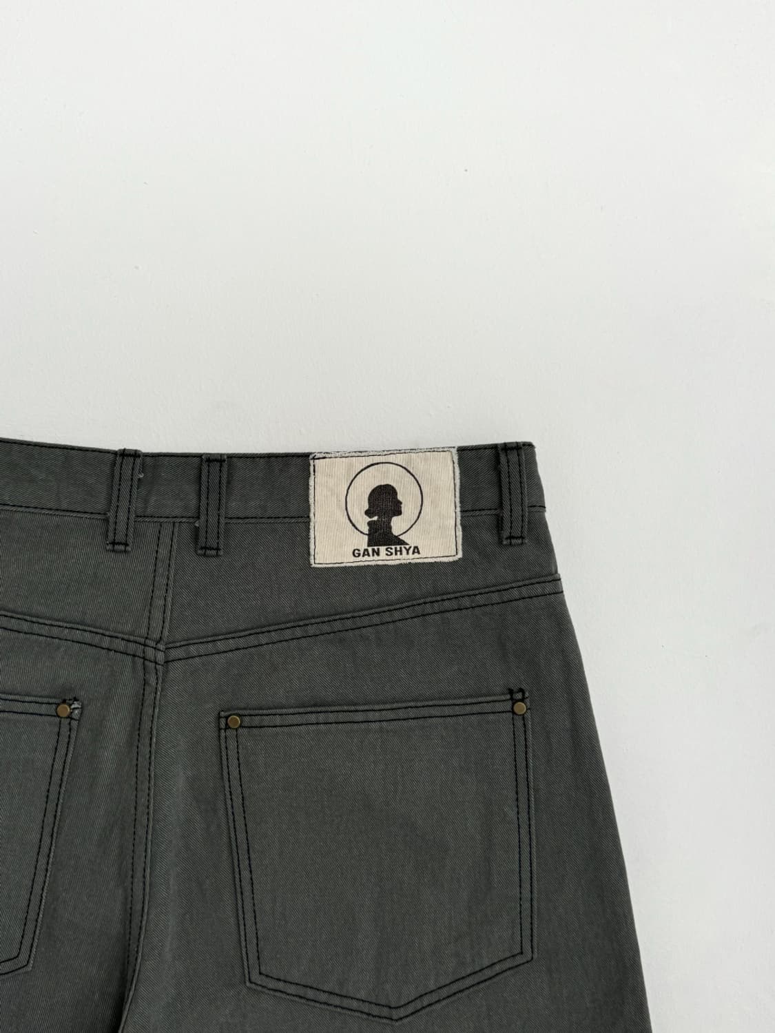 (34,L) 간샤 서울 제로탭 워크 팬츠 (시멘트 그레이) 상품이미지5