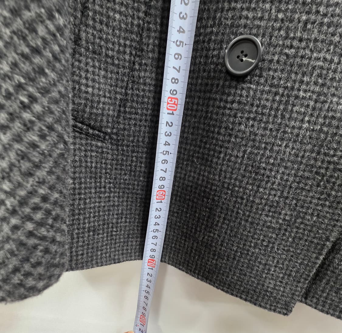 1661 LAUREL 여성 울 블렌드 하운드체크 더블 코트 S 상품이미지4