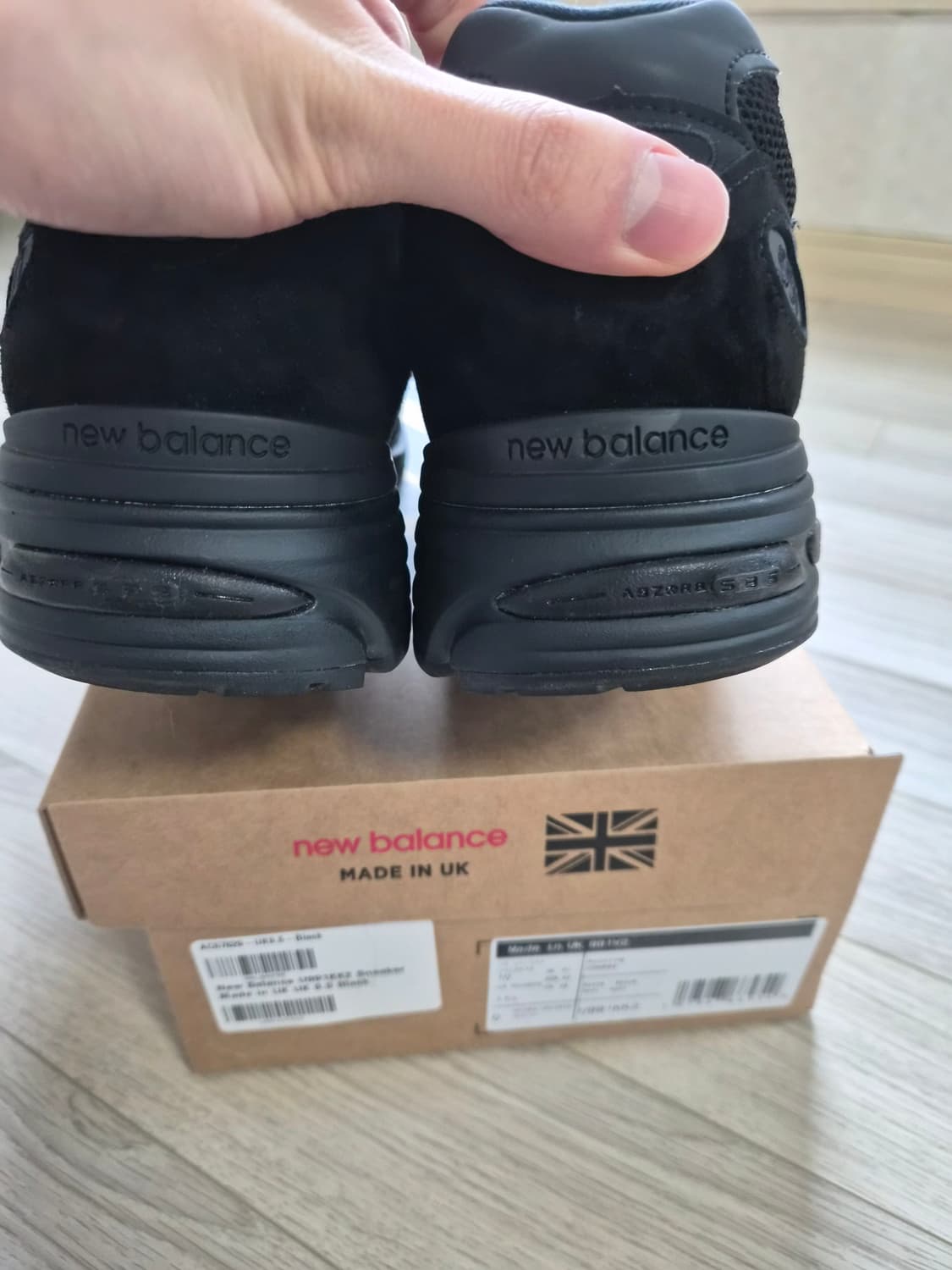 뉴발란스 991v2 메이드 인 UK 블랙 그레이 상품이미지3