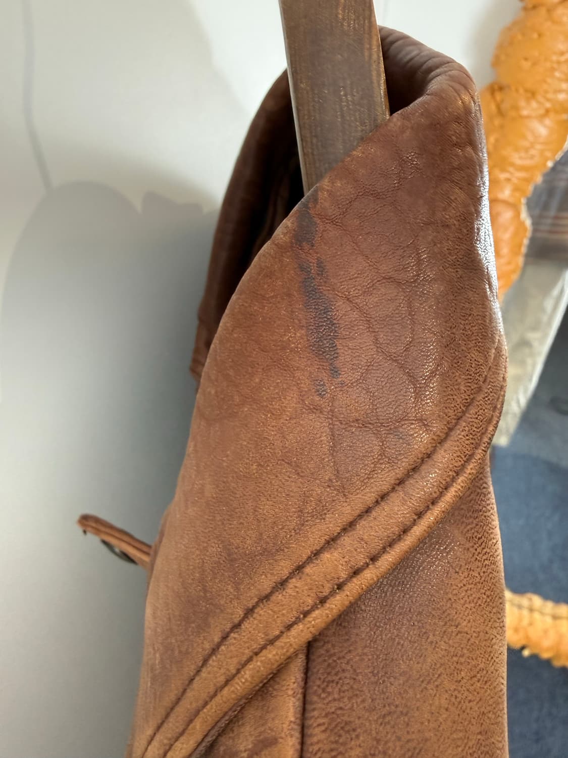 빈티지 오버핏 양가죽 자켓  상품이미지6