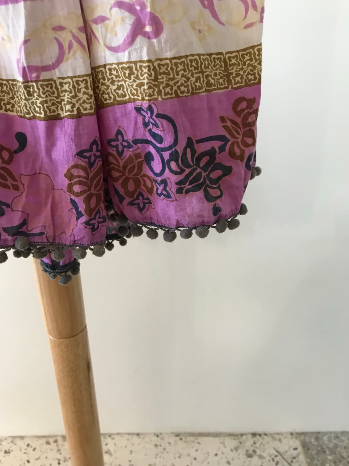 모리걸 패턴 롱스커트 상품이미지5