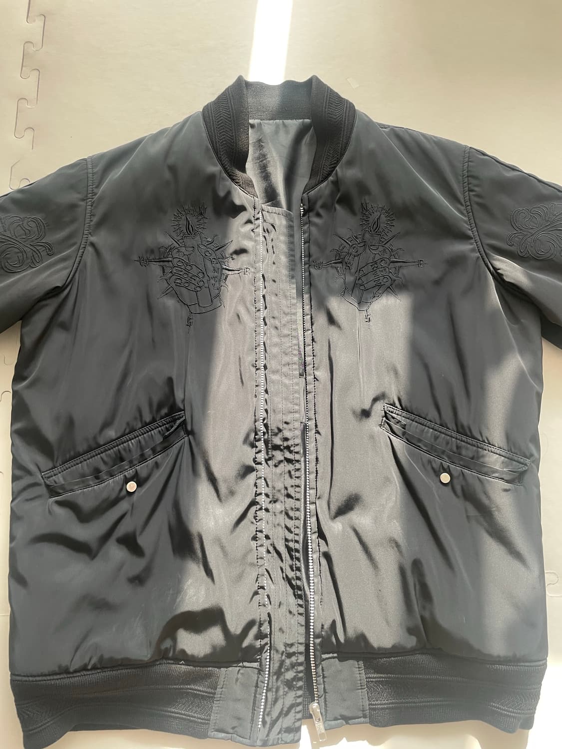 토니웩 자수 블루종 상품이미지2