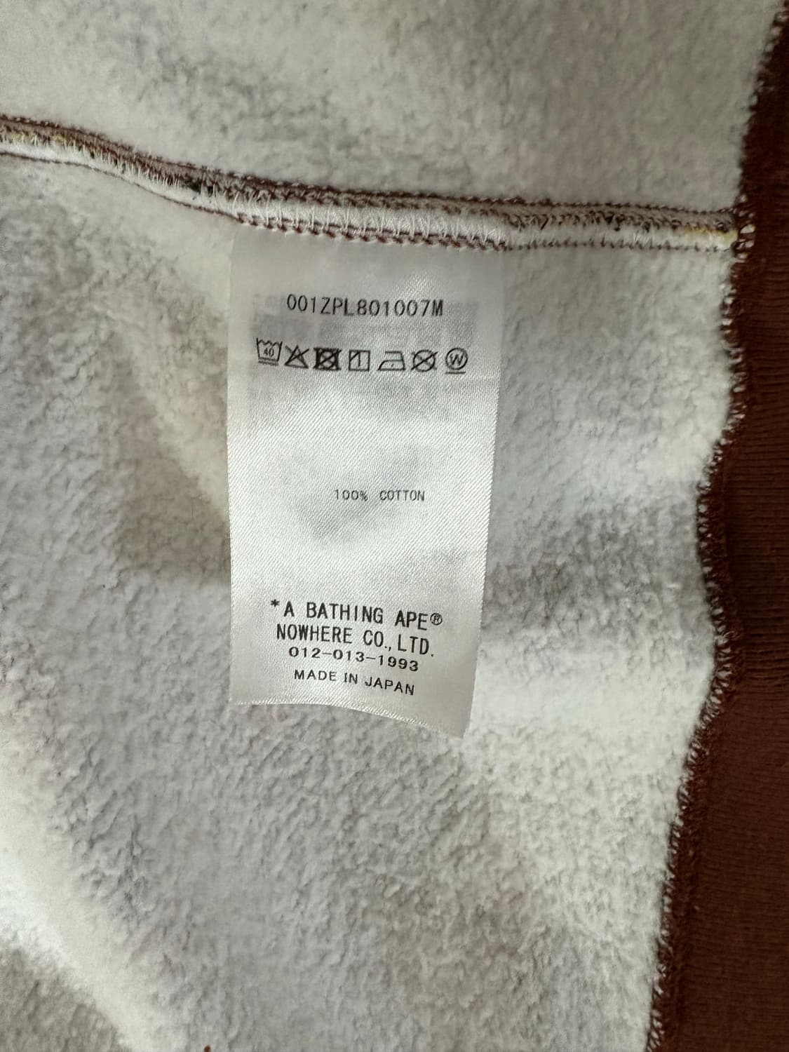 베이프 퍼스트카모 샤크후드집업 L 판매합니다 상품이미지4