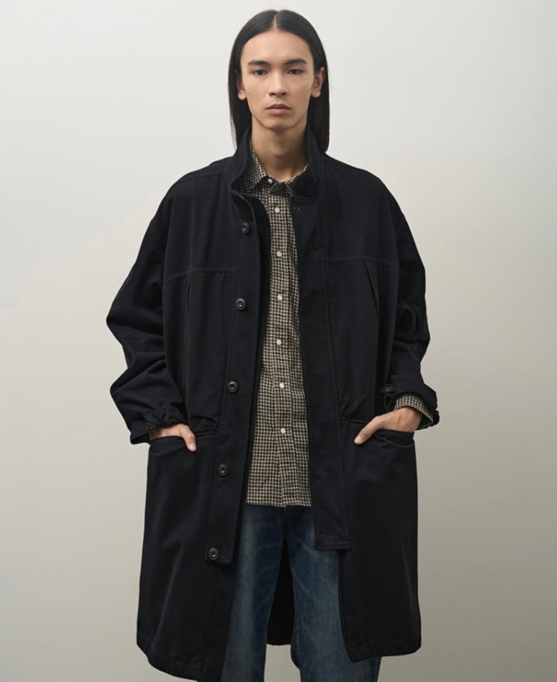 [2] 새상품 러프사이드 듄파카 블랙 상품이미지1