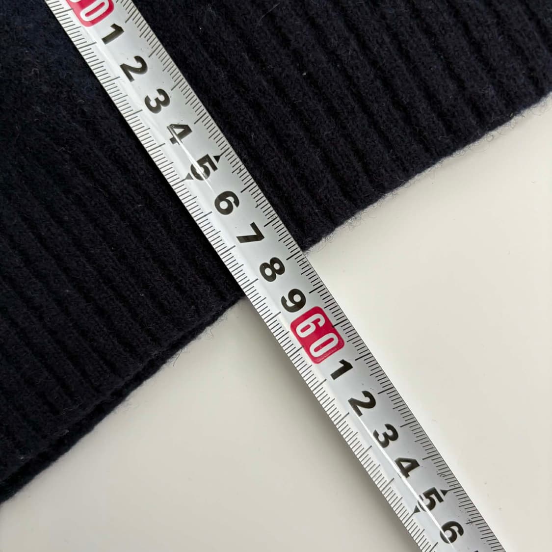 폴로 랄프로렌 네이비 램스울 100% 크루넥 니트(L) 상품이미지5