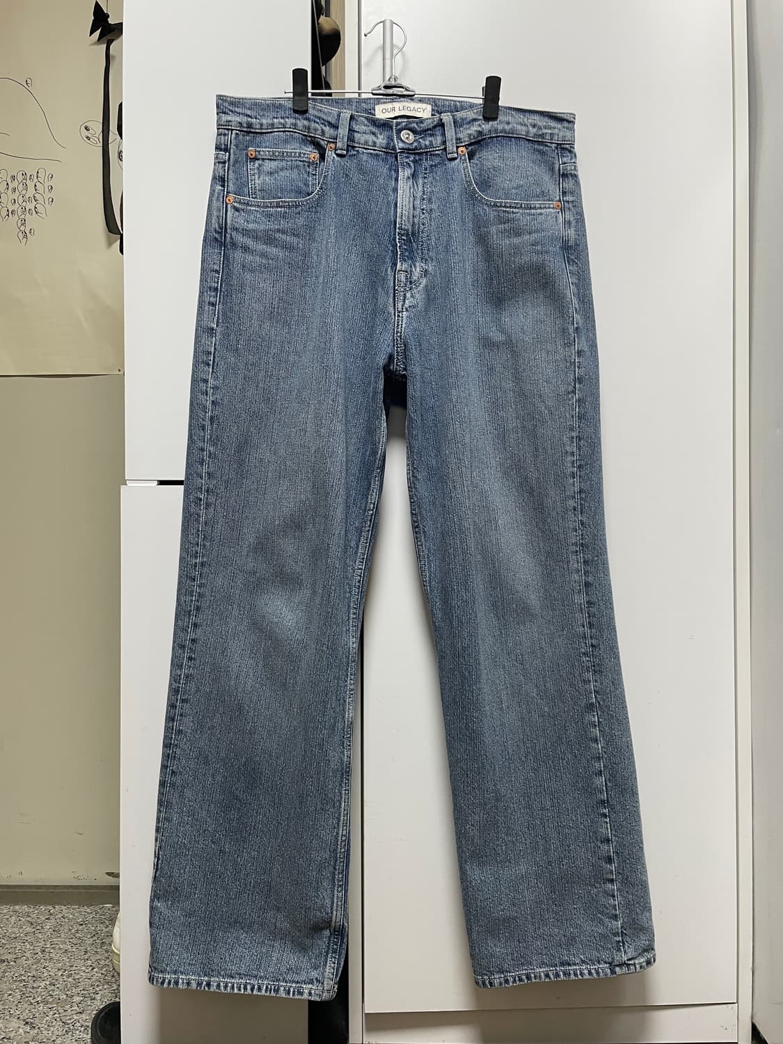 아워레가시 써드컷 데님팬츠 상품이미지1