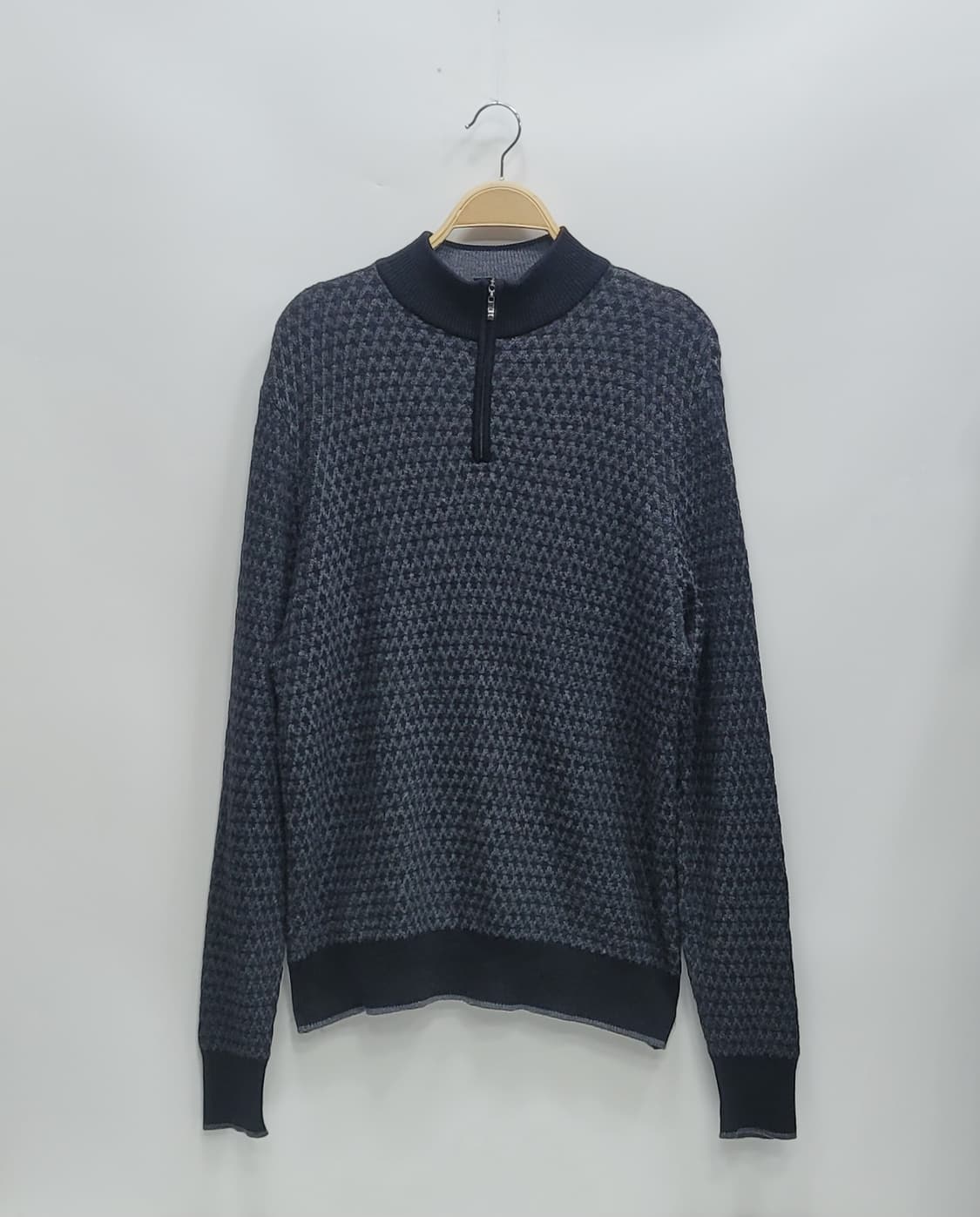 LANVIN 랑방 하프 집업 모 100% 니트 / 남 L
 상품이미지1