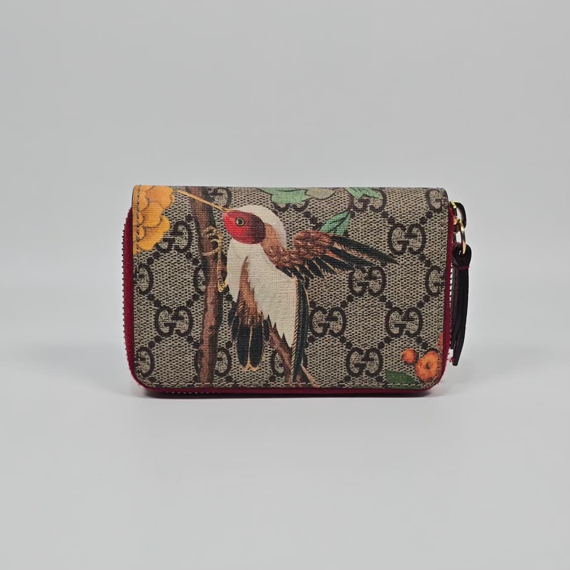 구찌 GG 슈프림 티안 지퍼 어라운드 카드 케이스 상품이미지2